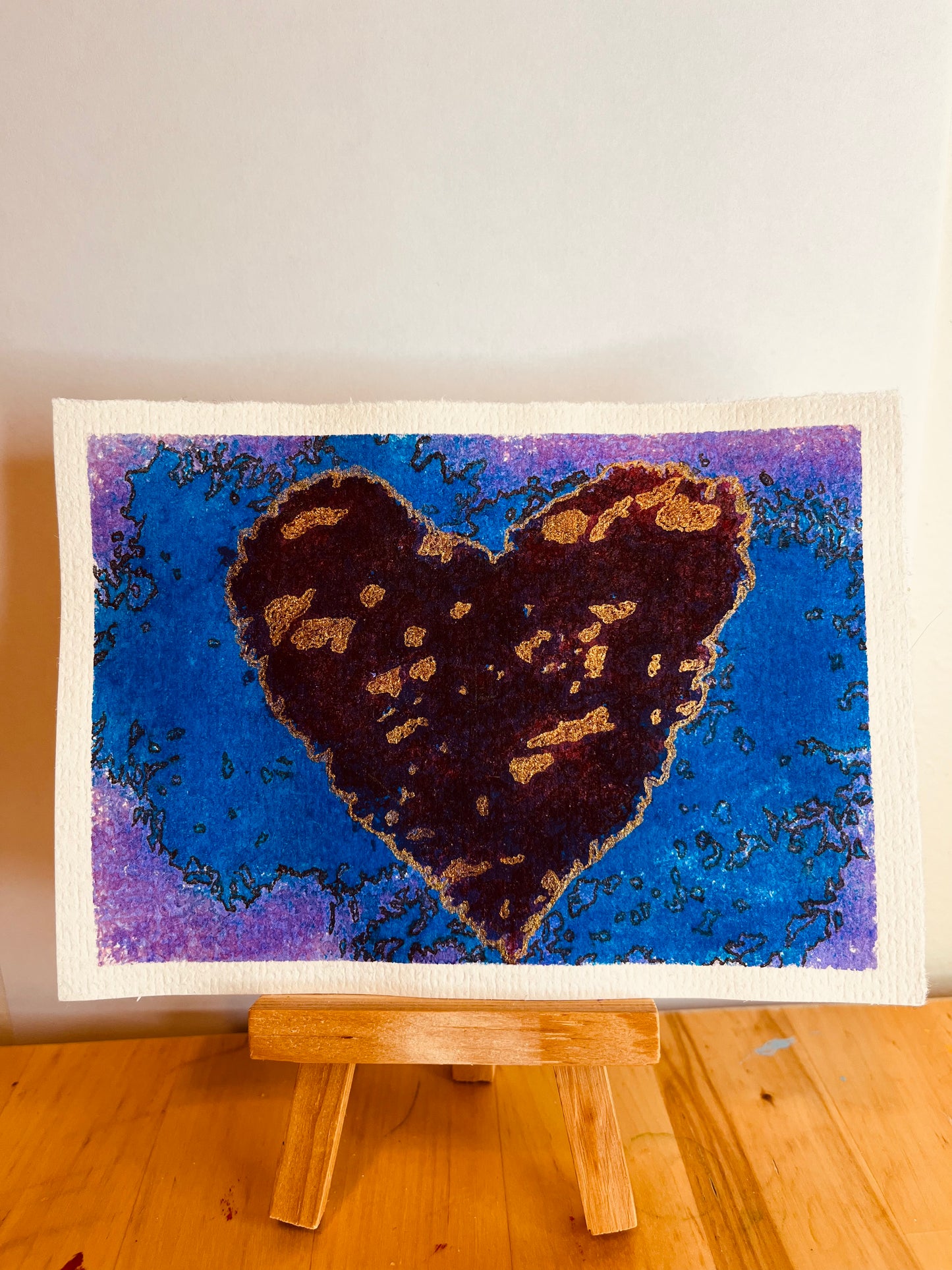 Industrial Heart Postcard Art