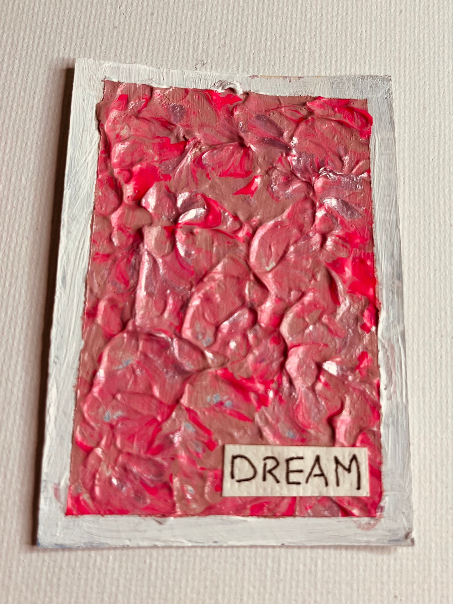ACEO - Pink Industrial Art - Dream