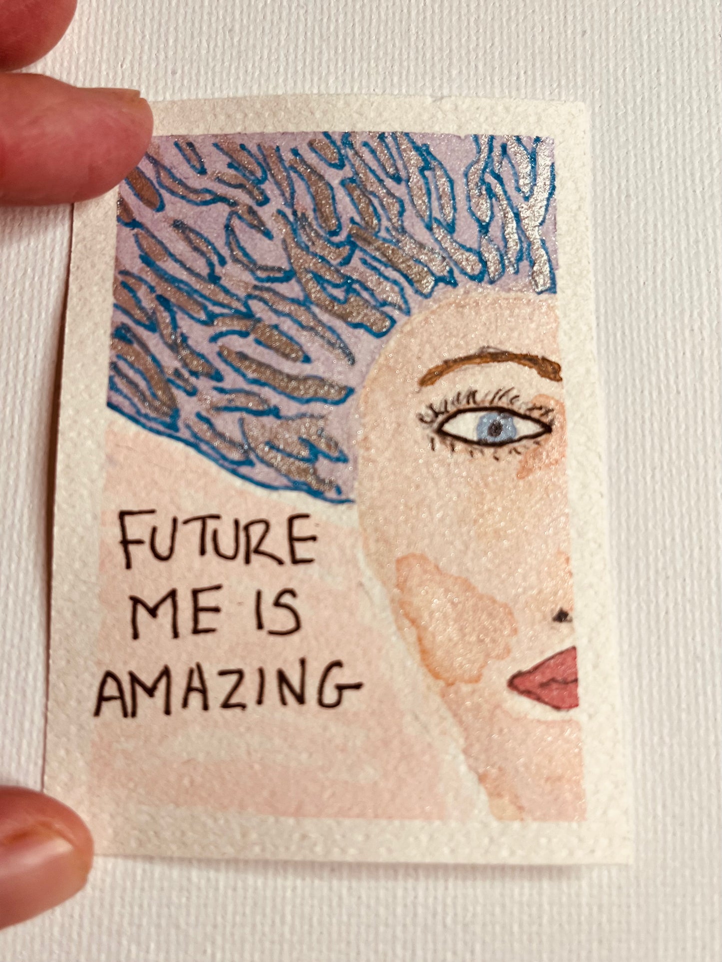 ACEO - Feminist Profile: Future Me Is Amazing