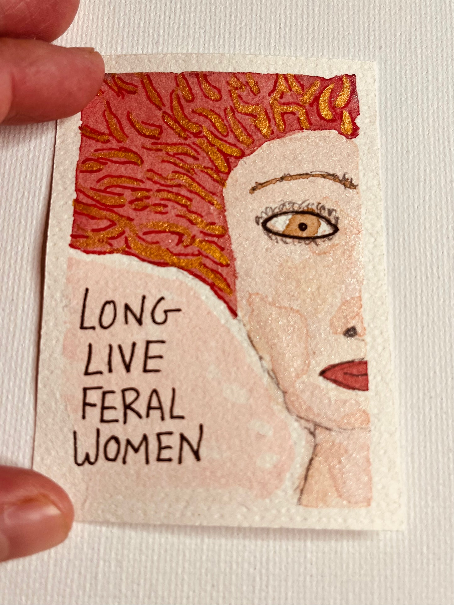 ACEO - Feminist Profile: Long Live Feral Women