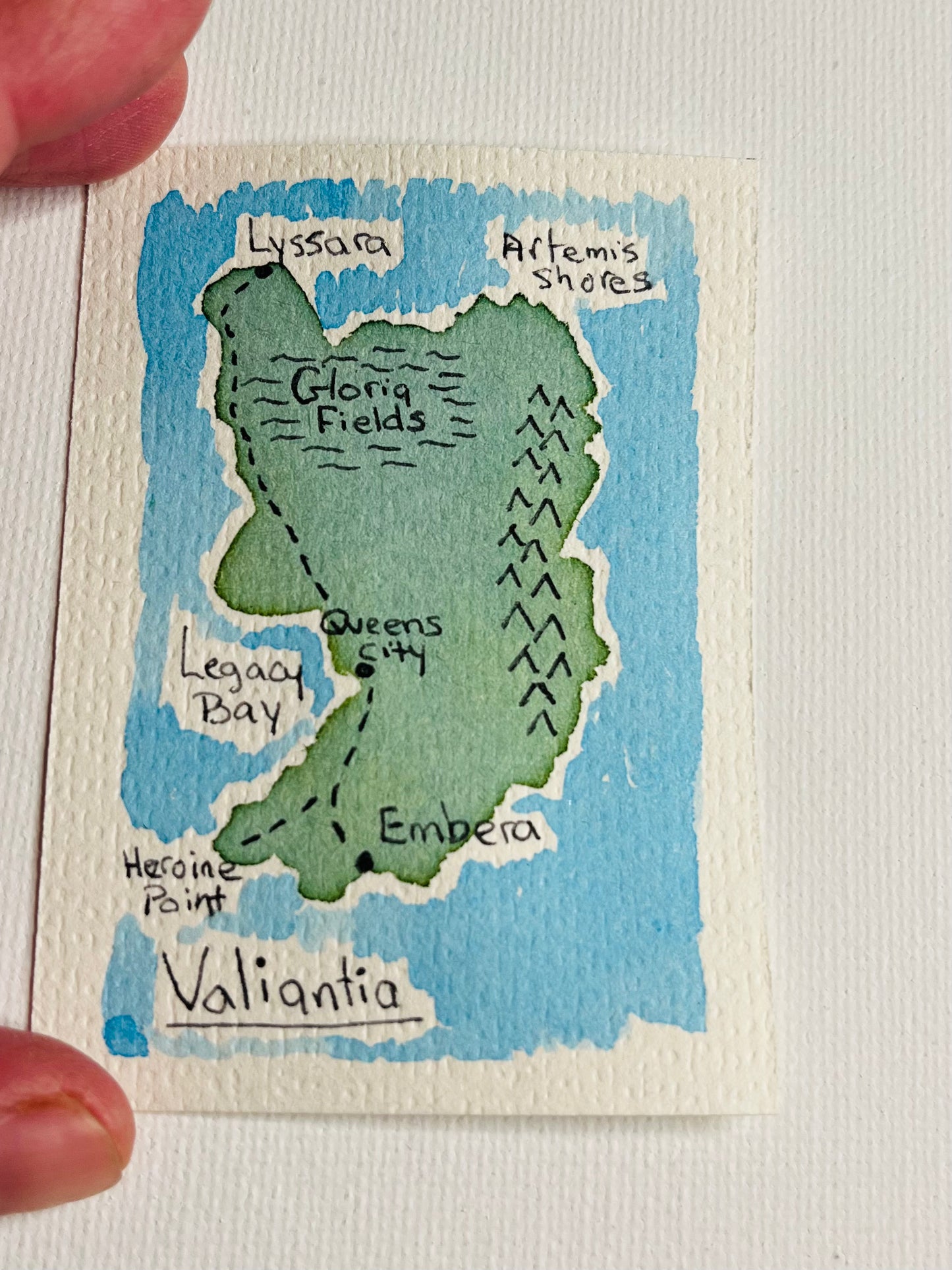 ACEO - Feminist Island - Valiantia
